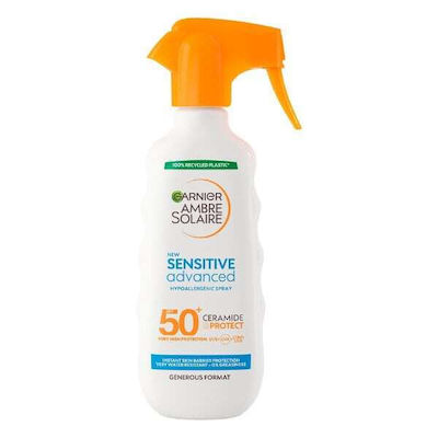 Garnier Ambre Solaire Sensitive Advanced Hypoallergenic Sunscreen Cream for the Body SPF50 in Spray 270ml