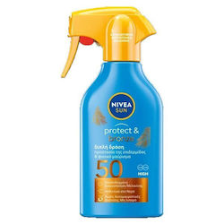 Nivea Protect & Bronze Crema protectie solara Loțiune pentru Corp SPF50 în Spray 270ml