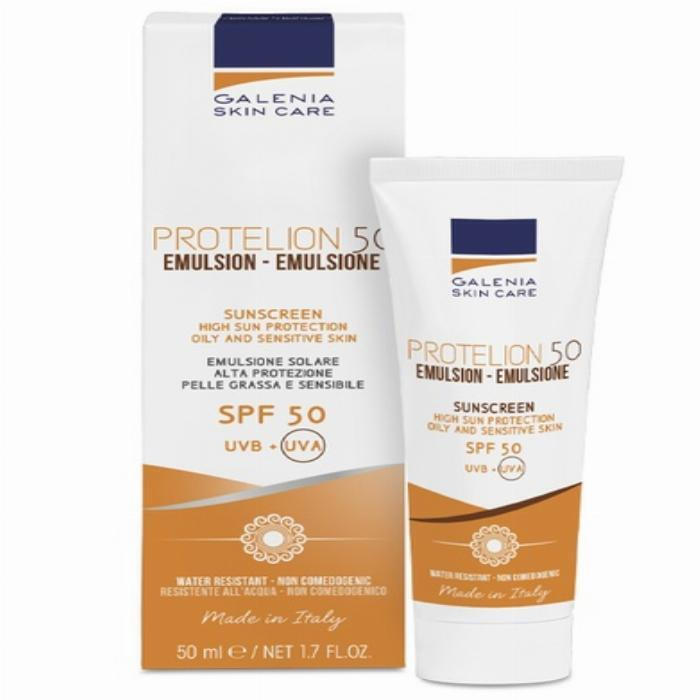 Galenia Skin Care Protelion Emulsion Αδιάβροχη Αντηλιακή Κρέμα Προσώπου SPF50 50ml