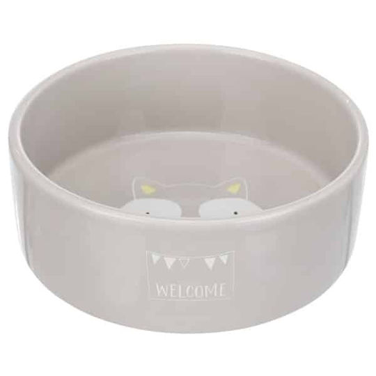 Trixie Keramik Schalen Futter & Wasser für Hund 800ml 16cm in Beige Farbe
