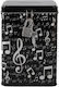 I-Total Money Box Metal Black 15x10.5x10.5cm