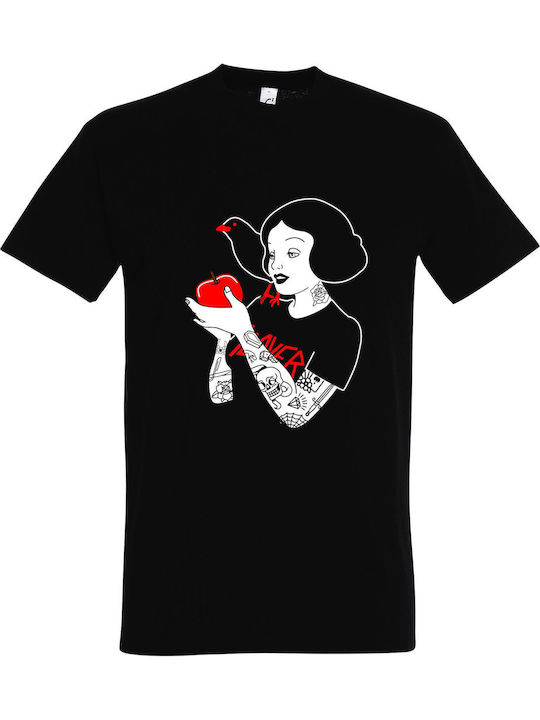 Tricou Unisex "Metal Snow White Slayer" Negru