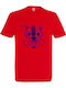 T-shirt Unisex " Space Squid " Red