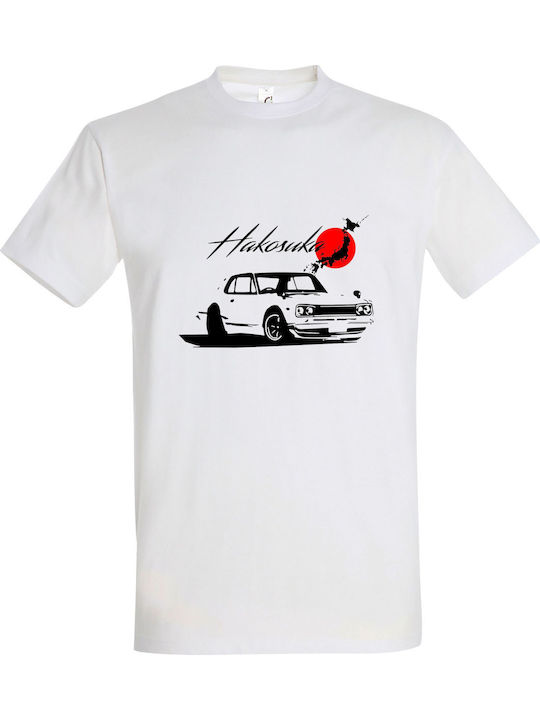 T-Shirt Unisex "Hakosuka Nissan" Weiß