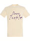 T-Shirt Unisex "Deep Purple" Creme