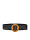 Damen Gürtel Aus Leder Schwarz FBL007-182-10-Schwarz