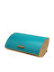 Kassel Kassel Кутия за хляб с капак от бамбук Turquoise 35см