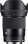 Sigma Crop Φωτογραφικός Φακός 23mm f/1.4 DC DN Contemporary Wide Angle για Sony E Mount Black