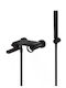 Excel Mixing Bathtub Shower Faucet Complete Set Black