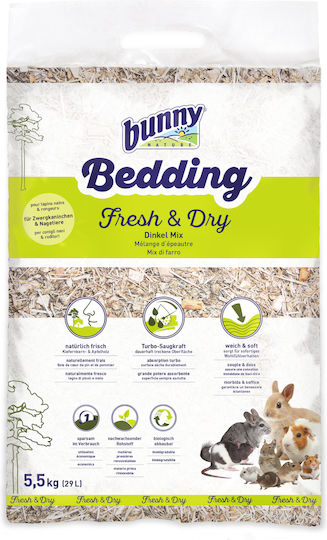 Bunny Nature Fresh & Dry Hackschnitzel für Nagetierkäfig 29Es BU16130