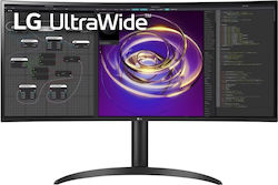 LG 34WP85CP-B Ultrawide IPS HDR Curved Monitor 34" QHD 3440x1440 με Χρόνο Απόκρισης 5ms GTG