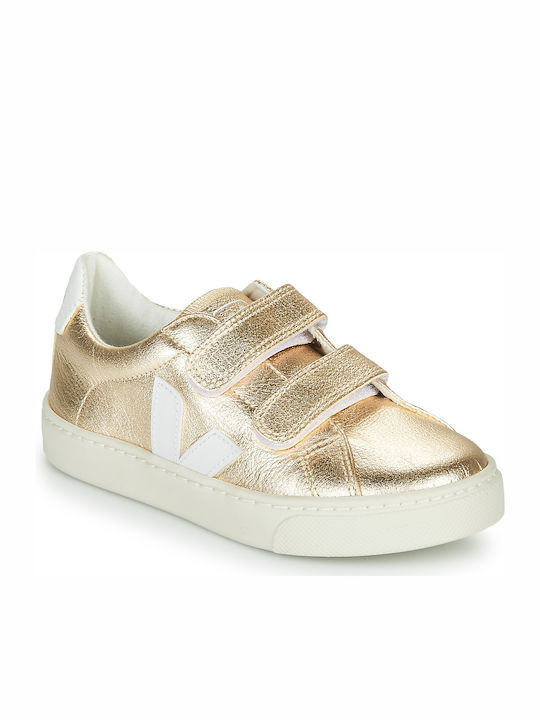 Veja Kids Sneakers with Scratch Gold