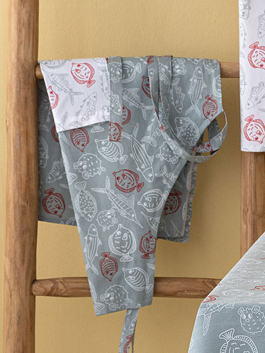 Palamaiki Tati Tat11 Apron Gray 80x160cm