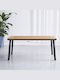 Tisch Stabil Epupa White / Walnut 160x90x73cm