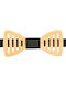 Wooden Bow Tie Mom & Dad 41011099 - Natural