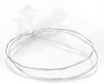 Louvaris silver handmade wedding wreaths S404