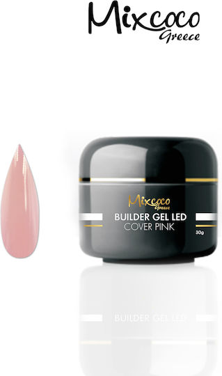 Mixcoco Builder Gel Νυχιών Ροζ 30gr