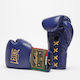 Leone Boxing Gloves Leather for Match Blue