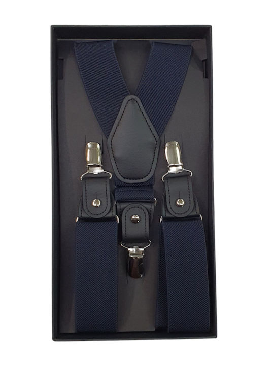 Blue suspenders GIOVANI ROSSI (GIO/SUSP/6) - Blue