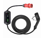 Platinet Electric Car Three-phase Charging Station Cable 5m Type 2 - Schuko PL0461