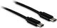 Inter-Tech USB 2.0 Cable USB-C Male - USB-C Black 1m