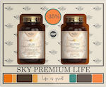 Sky Premium Life Biotin 1000μg 60caps & Hair Advanced Formulation 60caps