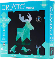 Kosmos Plastic Construction Toy Creatto Moose 4 in 1 for Children 8+ years old+ Years Kosmos Plastic Construction Toy Creatto Moose 4 in 1 for Children 8+ years old+ Years