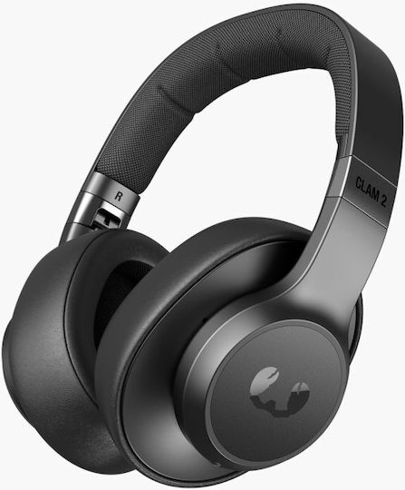 Fresh 'n Rebel Clam Wireless / Wired On Ear Headphones with 30 hours of Operation Storm Grey