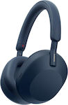 Sony WH-1000XM5 Kabellos/Kabelgebunden Über Ohr Kopfhörer mit 30 Stunden Betriebszeit Midnight Blue