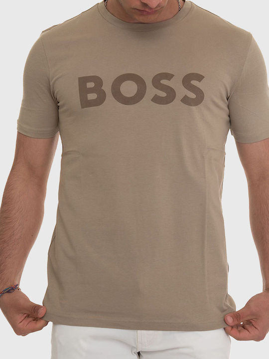 Boss Thinking 1 T-Shirt Beige