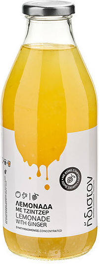 Ιdiston Lemonade Concentrated Non-Carbonated & Sugar-Free in Glass Bottle 750ml