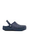 Crocs Baya Lined Anatomici Sabot cu blană Albastre