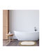 Das Home Bath Mat Cotton Oval 0667 420750800667 White 50x80cm