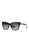 Michael Kors Empire Square Women's Sunglasses with Black Plastic Frame and Gray Gradient Lens MK2182U 30058G