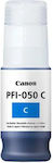 Canon PFI-050C Cartuș de cerneală original pentru imprimante InkJet Cyan (5699C001)