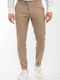 Herrenhosen Chino Elastisch Regulär Passform Beige