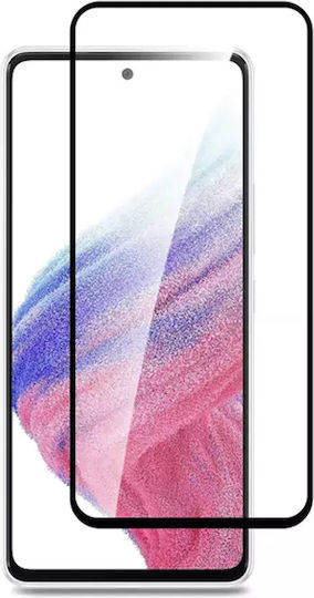Vivid Full Face Tempered Glass Μαύρο (Galaxy A54)