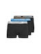 Herren Boxershorts Schwarz 3Packung
