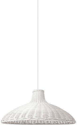Eurolamp Pendant Light White Bell with Socket E27 45x450x180cm