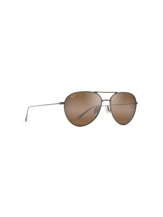 Maui Jim Walaka Sonnenbrillen mit Braun Rahmen und Braun Polarisiert Linse H885-01