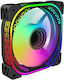 Lovingcool YM-01 Case Fan 120mm (1800rpm / 61cfm) με RGB Φωτισμό και Σύνδεση 3-Pin / 4-Pin Molex