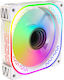 Lovingcool YM-01 Case Fan 120mm (1800rpm / 61cfm) με RGB Φωτισμό και Σύνδεση 3-Pin / 4-Pin Molex Λευκό