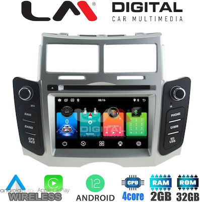 LM Digital Car Audio System for Toyota Yaris 2006 > 2011 (Bluetooth/WiFi/GPS)