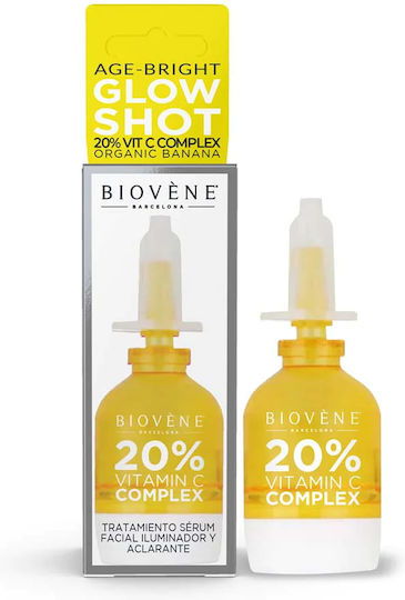 Biovene Glow Shot 20% Ενυδατικό & Αντιγηραντικό Serum Προσώπου με Βιταμίνη C για Λάμψη & Σύσφιξη 10ml