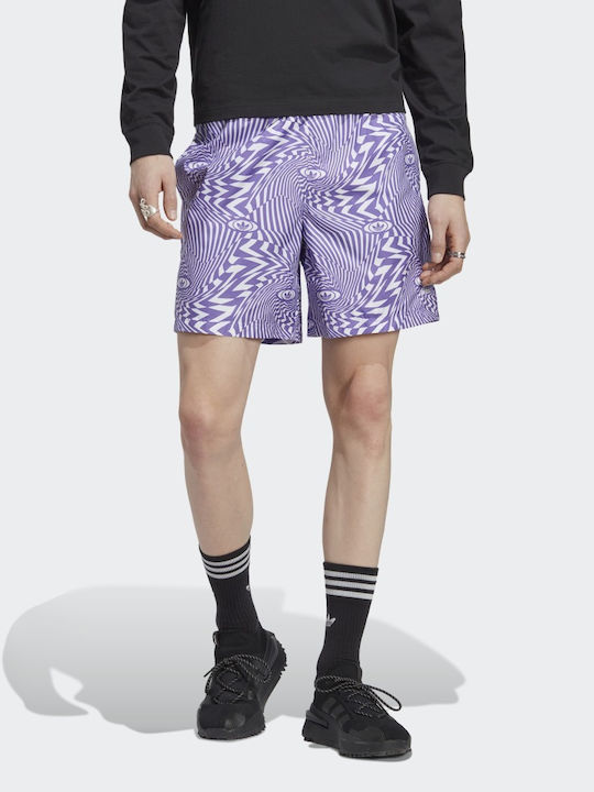 Αθλητική Ανδρική Βερμούδα White / Purple Rush