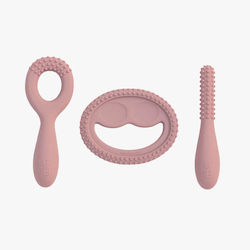 Ezpz Oral Development Tools Teether BPA Free made of Silicone for 3 m+ 3pcs