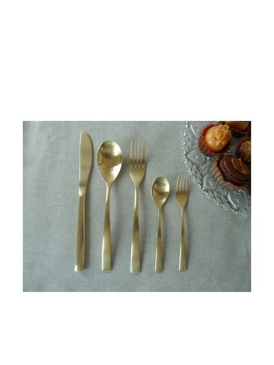 Comas Besteckset Edelstahl Gold 30Stück