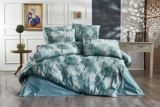 Dimcol Set Einzel 3Stück 160x240cm Forest 313 Petrol
