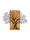 3D Mixed Art Willow Black Wooden 58x72cm