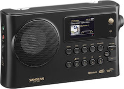 Sangean WFR-28 Portable Radio with Bluetooth and USB Black